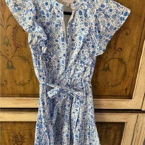 Sugarlips Blue and White Floral Dress